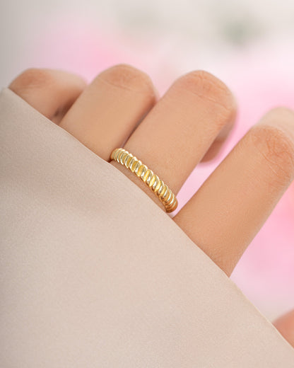 Textured Stacking Ring