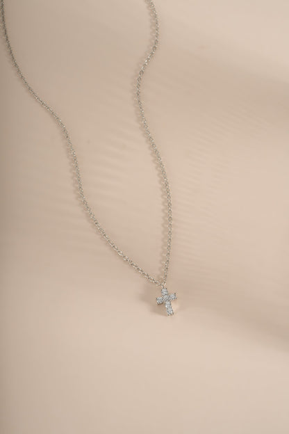 Tiny Cross Necklace