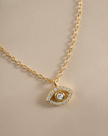 Tiny Evil Eye Necklace