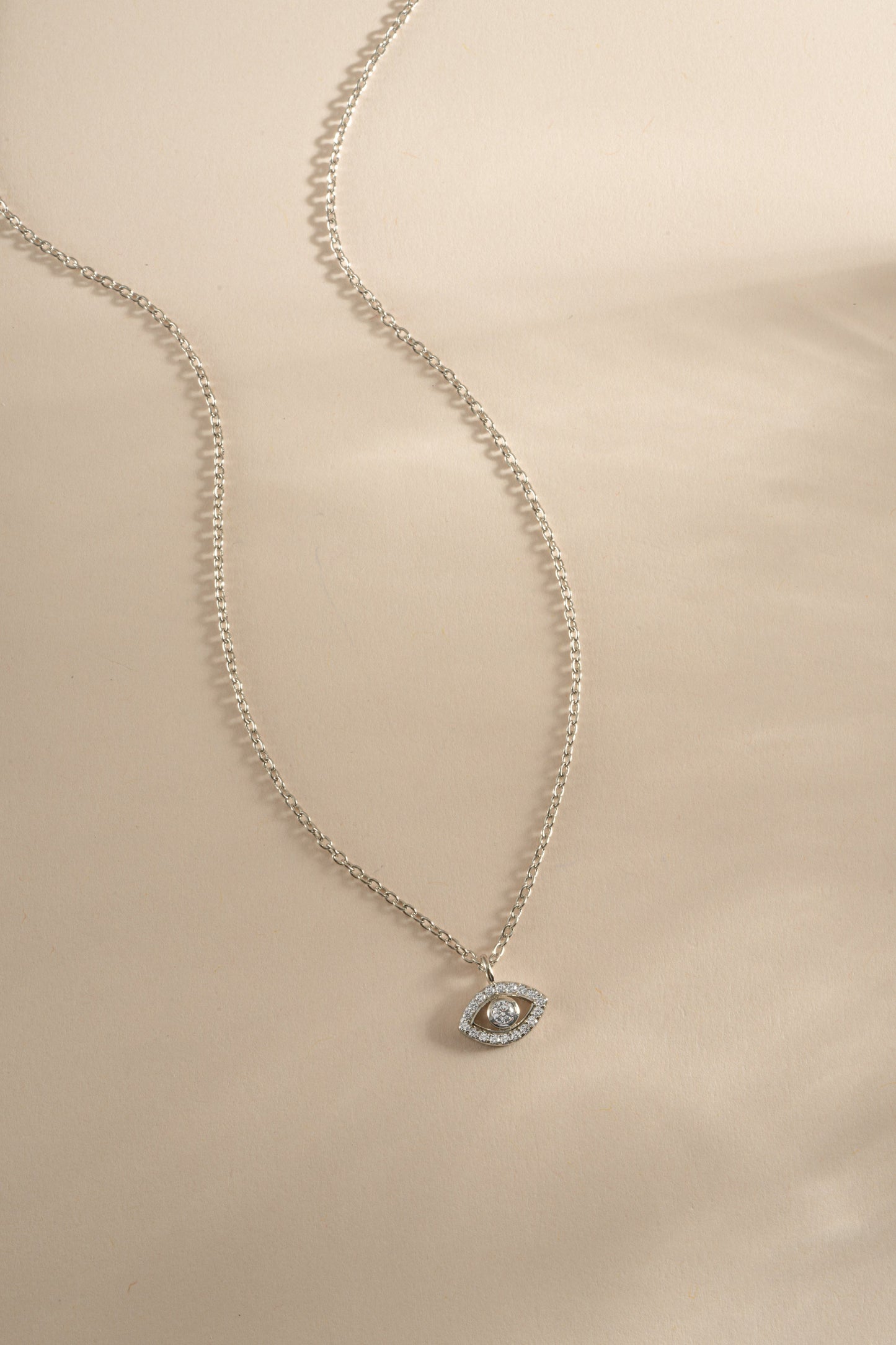 Tiny Evil Eye Necklace