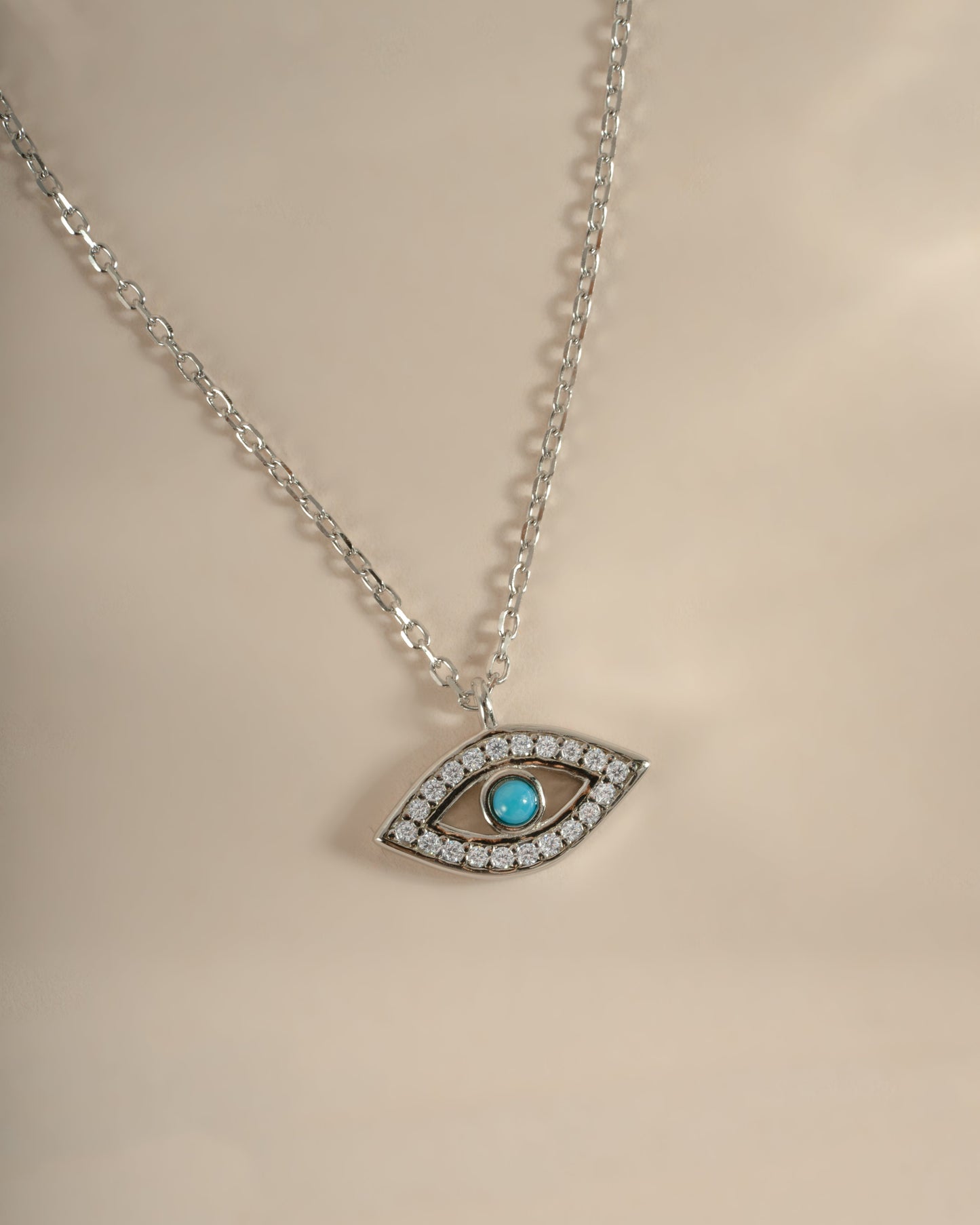 Turquoise Evil Eye Necklace