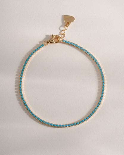 Turquoise Tennis Bracelet