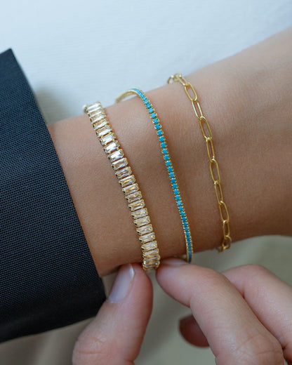 Turquoise Tennis Bracelet