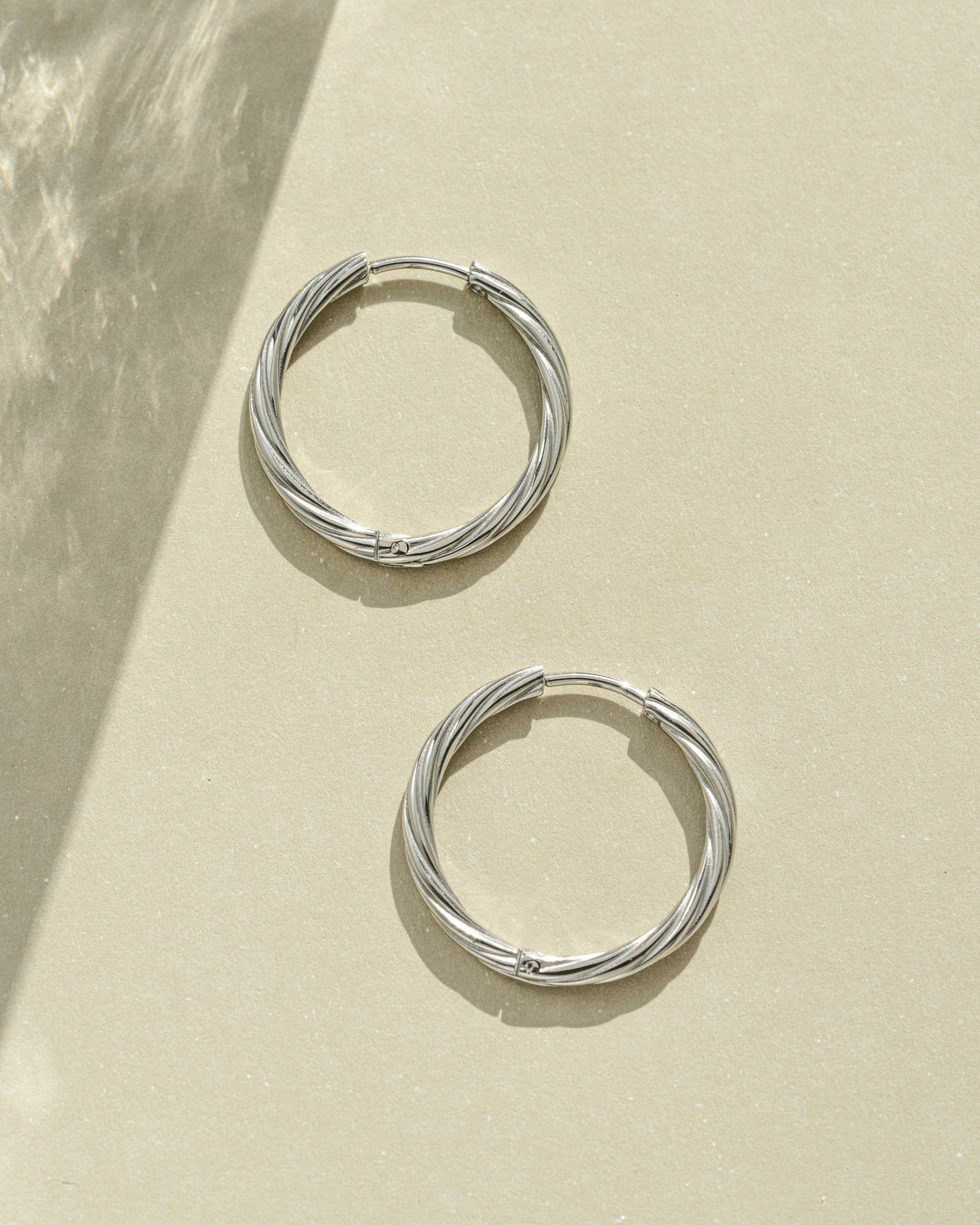 Ava Twisted Hoops