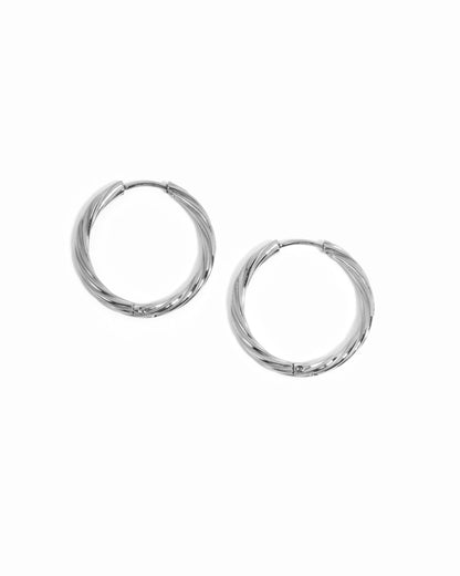 Ava Twisted Hoops